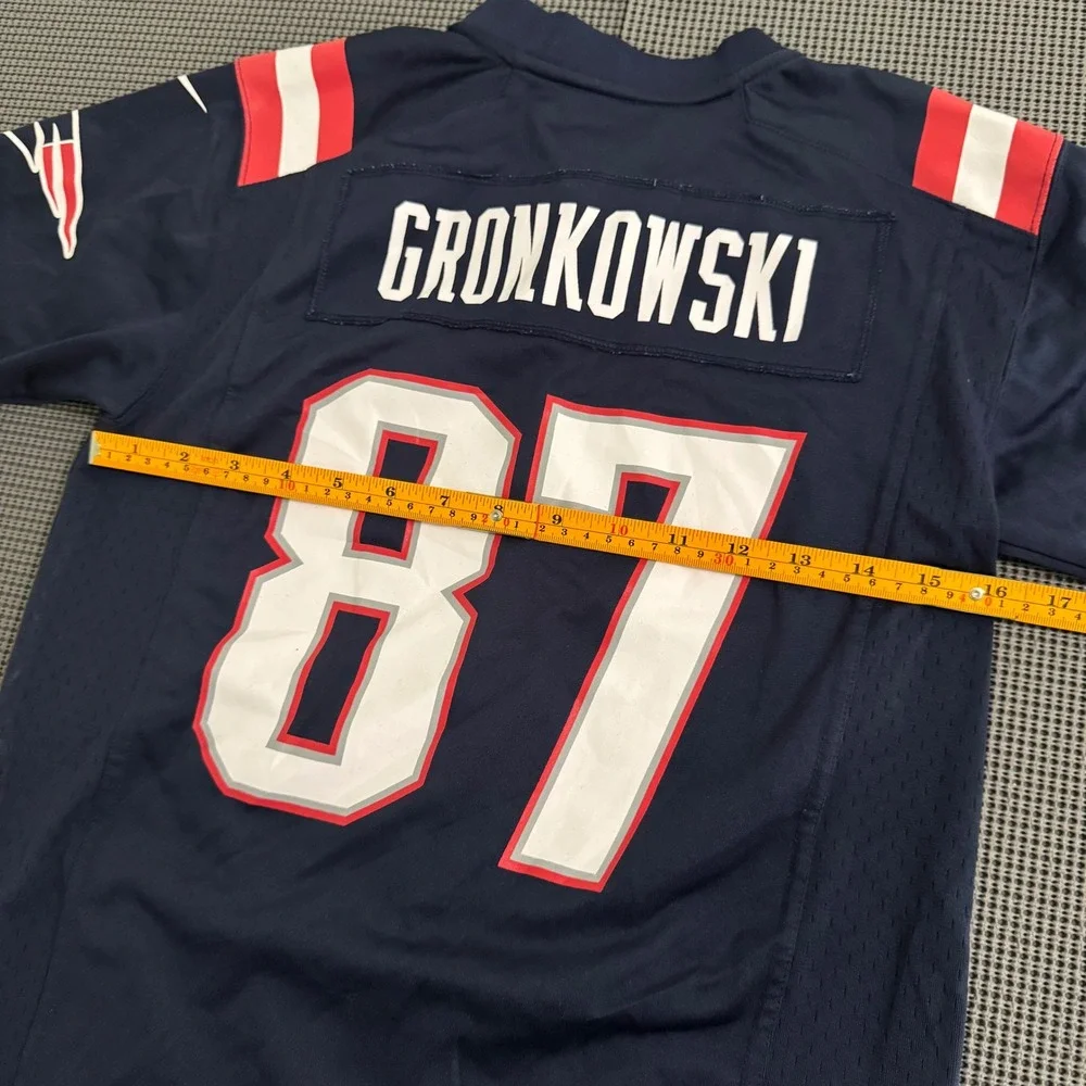 Nike Kids New England Patriots Rob Gronkowski 87 Jersey Navy Blue Medium 10/12